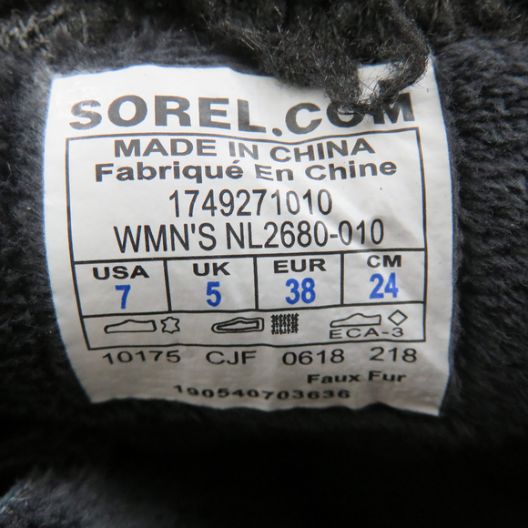 New Sorel Emilie Lace Boots with Shearling 7 38 - Picture 5 of 5